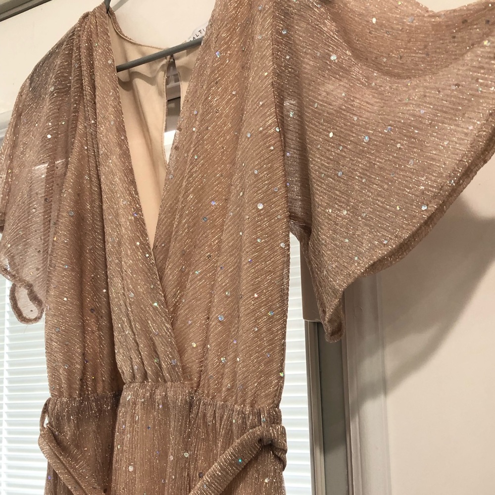 Baltic Born Sparkle Dress Champagne M